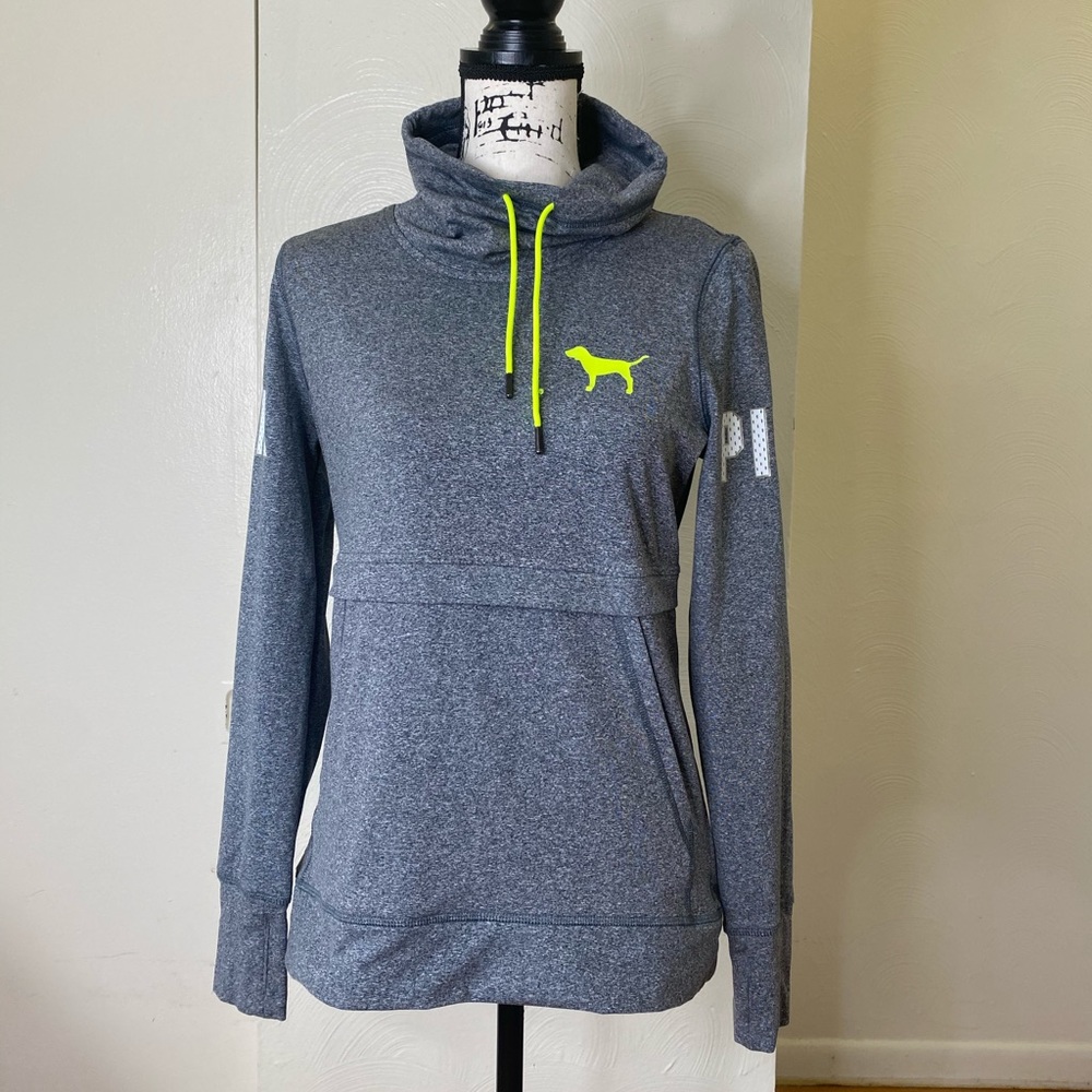 PINK Ultimate High Neck Pullover Hoodie